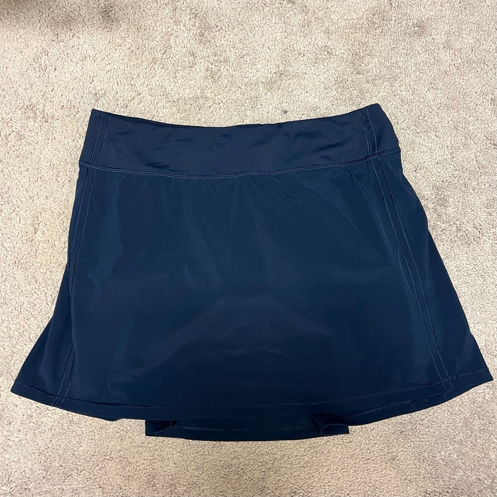 Lululemon Pace Rival Mid-Rise Skirt * Extra Long - Size 8 in True Navy